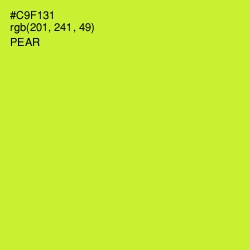 #C9F131 - Pear Color Image