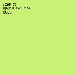 #C9F173 - Sulu Color Image