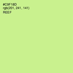#C9F18D - Reef Color Image