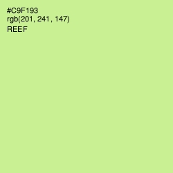 #C9F193 - Reef Color Image