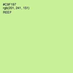 #C9F197 - Reef Color Image
