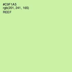 #C9F1A5 - Reef Color Image