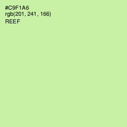 #C9F1A6 - Reef Color Image