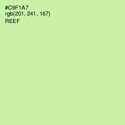 #C9F1A7 - Reef Color Image