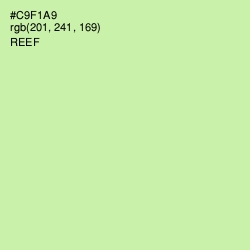 #C9F1A9 - Reef Color Image