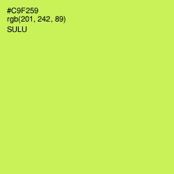 #C9F259 - Sulu Color Image