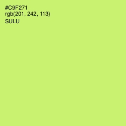 #C9F271 - Sulu Color Image