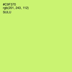 #C9F370 - Sulu Color Image