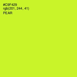 #C9F429 - Pear Color Image