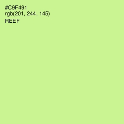 #C9F491 - Reef Color Image