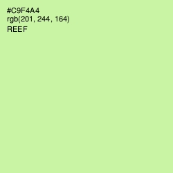 #C9F4A4 - Reef Color Image