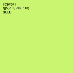 #C9F571 - Sulu Color Image