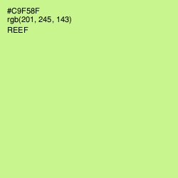 #C9F58F - Reef Color Image