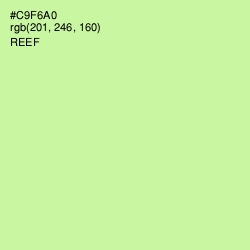 #C9F6A0 - Reef Color Image