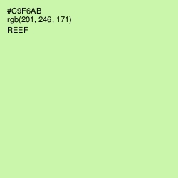 #C9F6AB - Reef Color Image