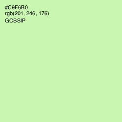 #C9F6B0 - Gossip Color Image