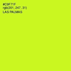 #C9F71F - Las Palmas Color Image