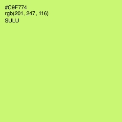 #C9F774 - Sulu Color Image