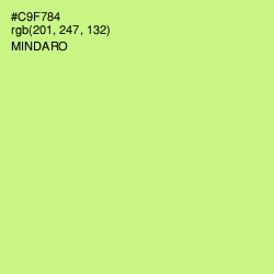 #C9F784 - Mindaro Color Image