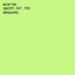 #C9F785 - Mindaro Color Image