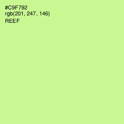 #C9F792 - Reef Color Image