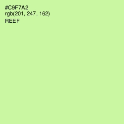 #C9F7A2 - Reef Color Image