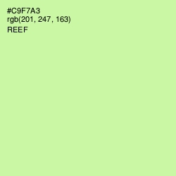 #C9F7A3 - Reef Color Image