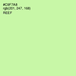 #C9F7A8 - Reef Color Image