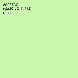 #C9F7AC - Reef Color Image