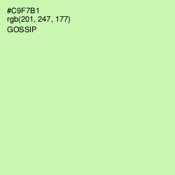 #C9F7B1 - Gossip Color Image