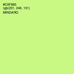 #C9F883 - Mindaro Color Image