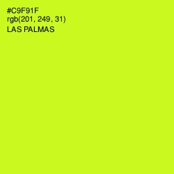 #C9F91F - Las Palmas Color Image