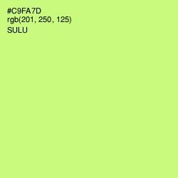 #C9FA7D - Sulu Color Image