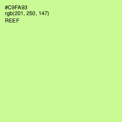 #C9FA93 - Reef Color Image