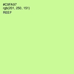 #C9FA97 - Reef Color Image