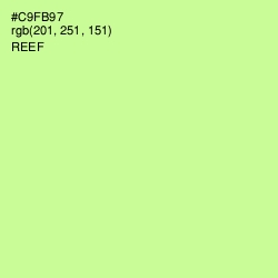 #C9FB97 - Reef Color Image