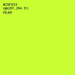 #C9FE33 - Pear Color Image
