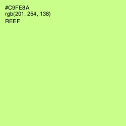 #C9FE8A - Reef Color Image