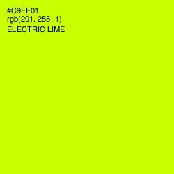 #C9FF01 - Electric Lime Color Image