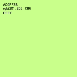 #C9FF8B - Reef Color Image