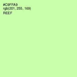 #C9FFA9 - Reef Color Image