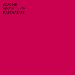 #CA014E - Razzmatazz Color Image