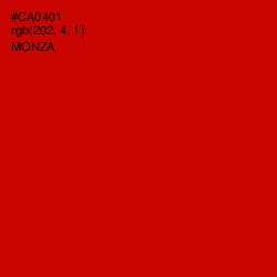 #CA0401 - Monza Color Image