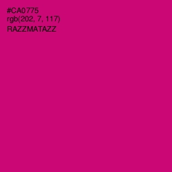 #CA0775 - Razzmatazz Color Image