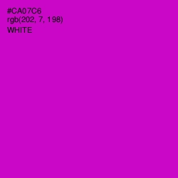 #CA07C6 - Shocking Pink Color Image