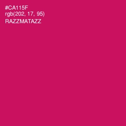 #CA115F - Razzmatazz Color Image