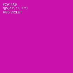 #CA11AB - Red Violet Color Image