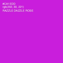 #CA1EDD - Razzle Dazzle Rose Color Image