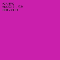 #CA1FAC - Red Violet Color Image