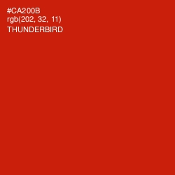 #CA200B - Thunderbird Color Image